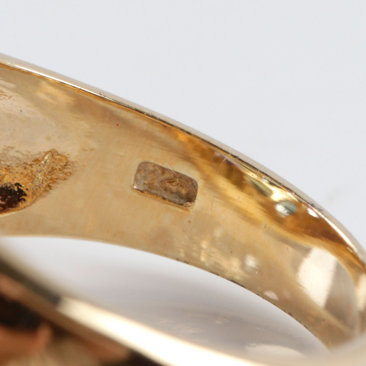 Gold Plated Sterling Silver Natural and Synthetic Stone Rings