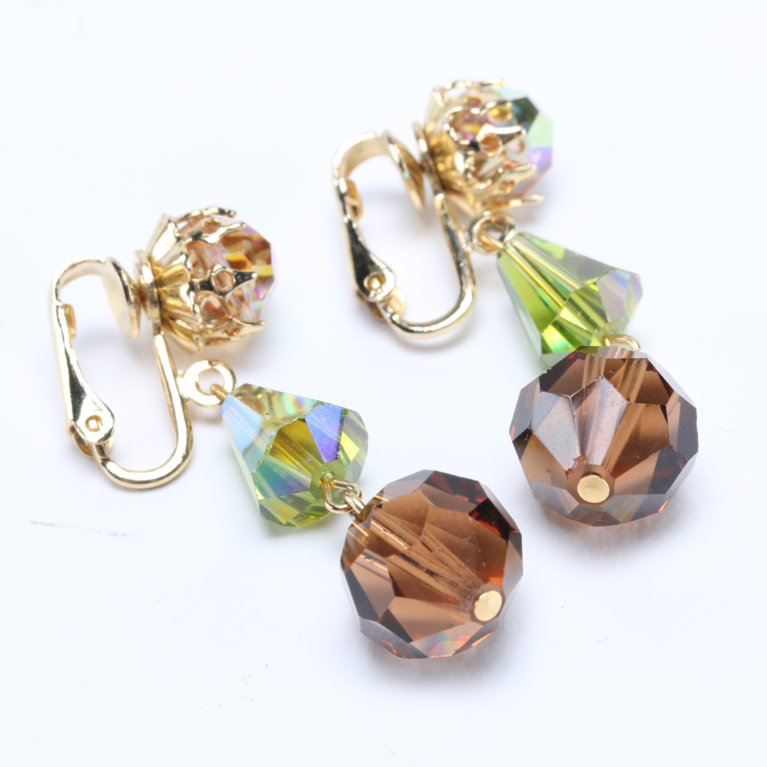 Art Glass Bracelet Necklace and Earrings