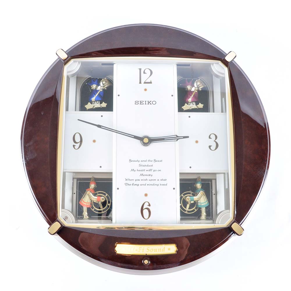 Seiko Melody in Motion Musical Wall Clock EBTH