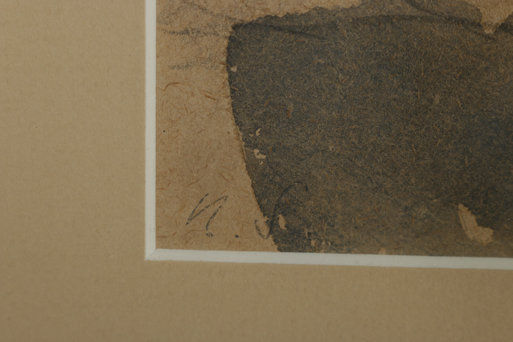 Boris Solotareff Mixed Media on Paper "Sunday Morning"