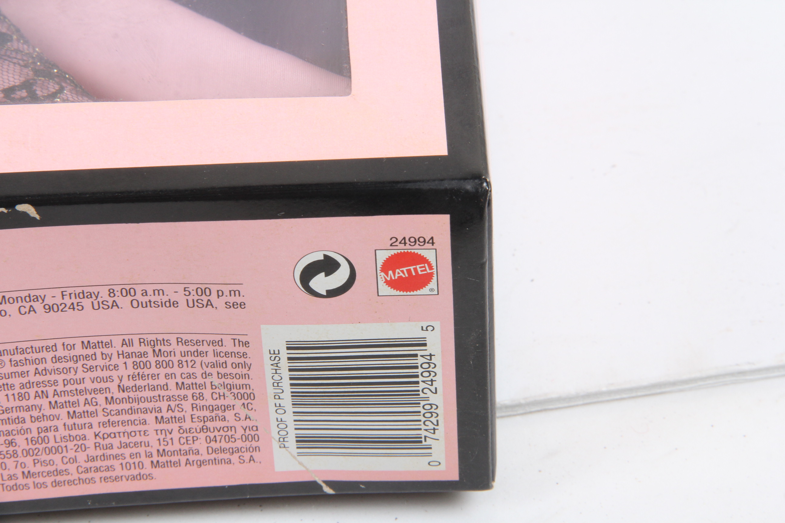 Four Limited Edition Barbie Dolls Designed by Christian Dior, Donna Karan, and Hanae Mori