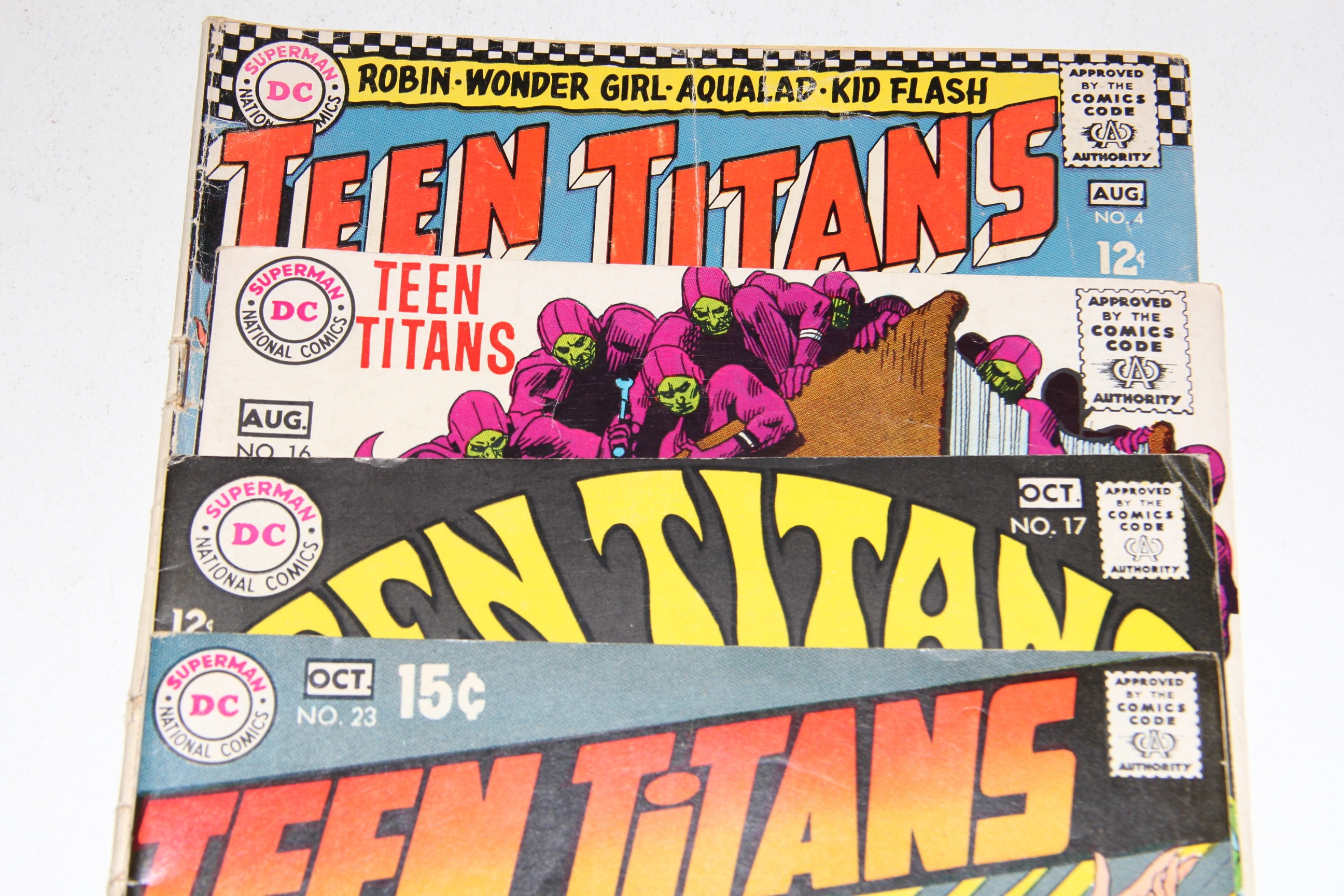 Collection of Vintage DC "Teen Titans" Comic Books
