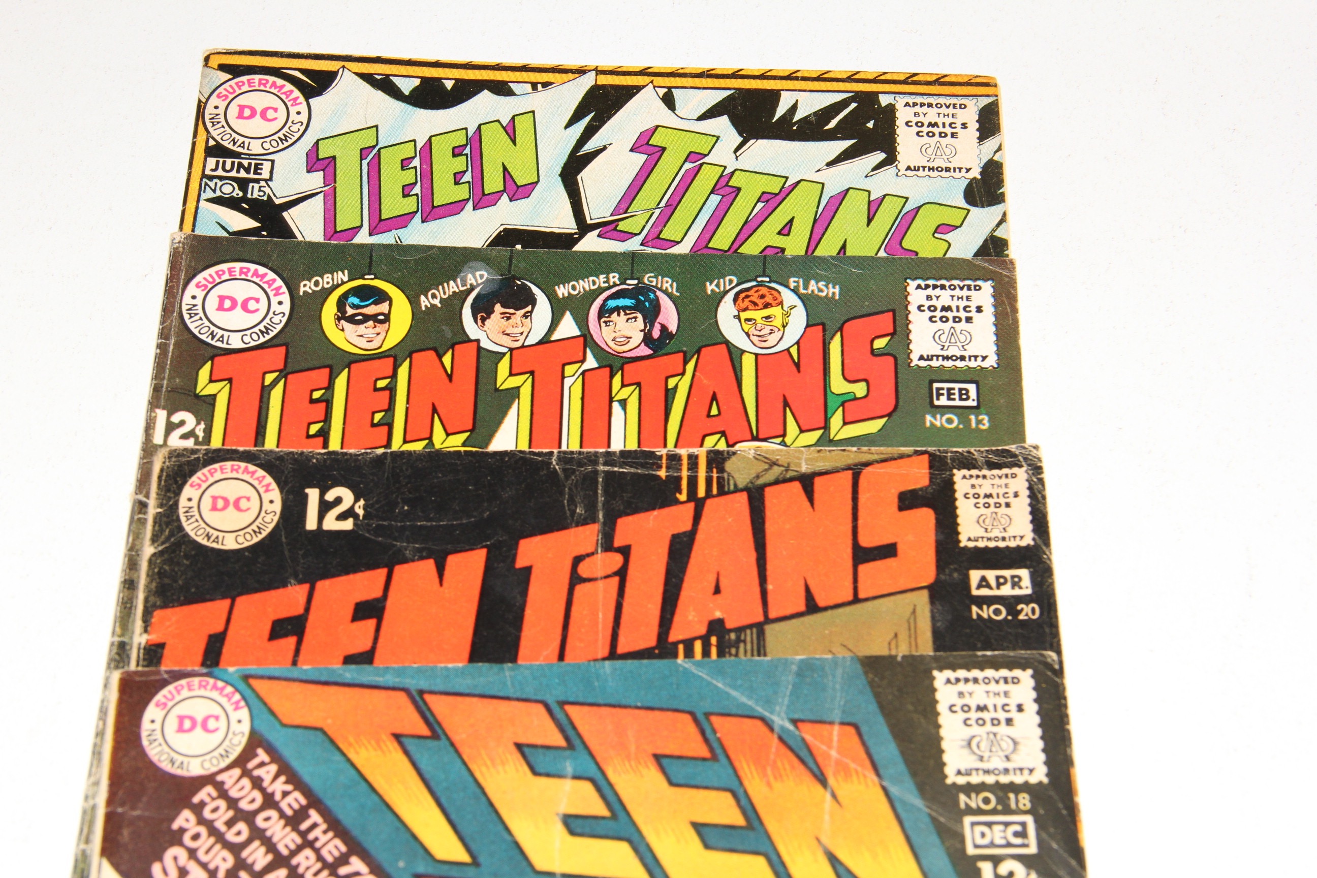 Collection of Vintage DC "Teen Titans" Comic Books