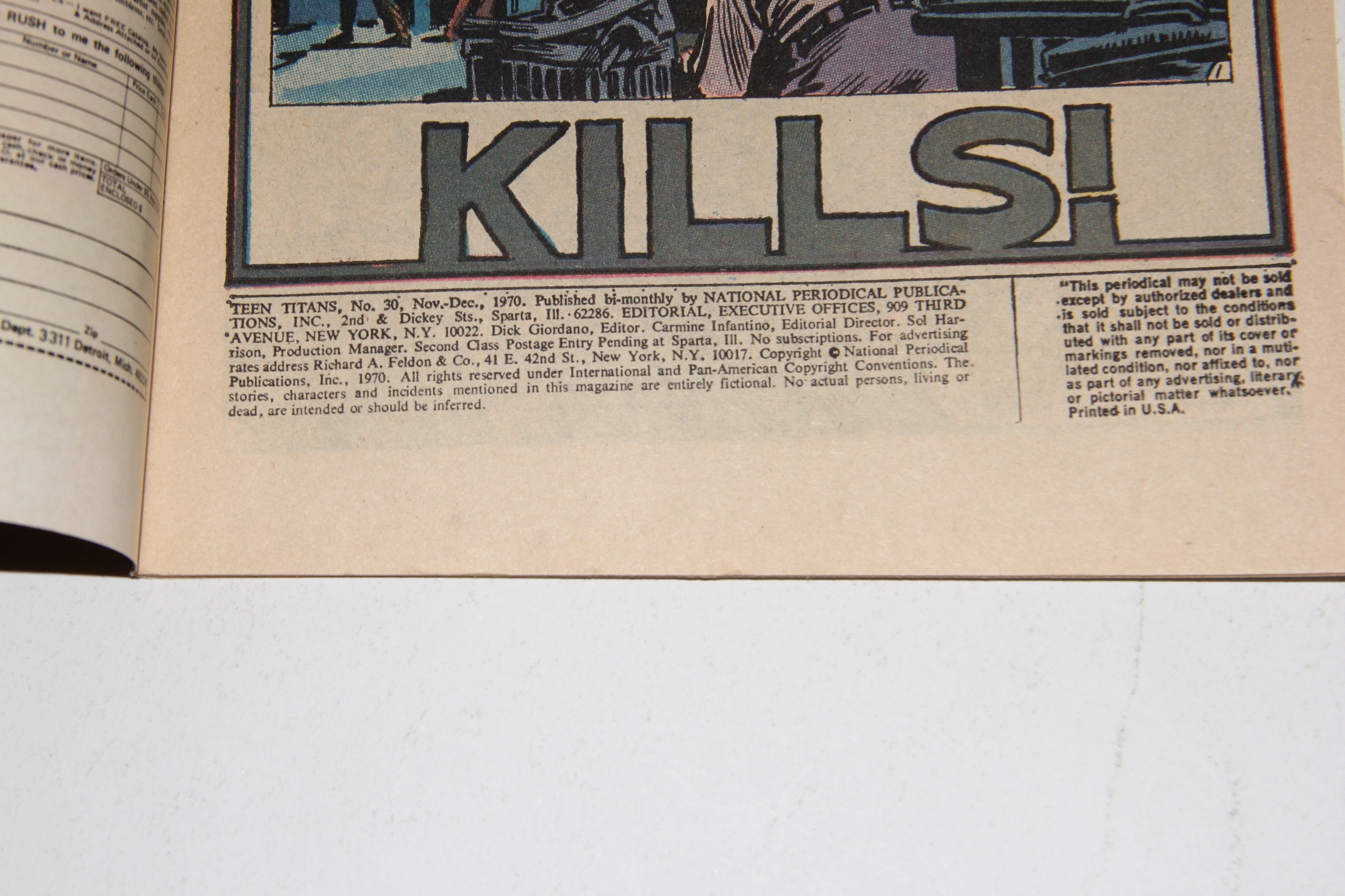 Collection of Vintage DC "Teen Titans" Comic Books