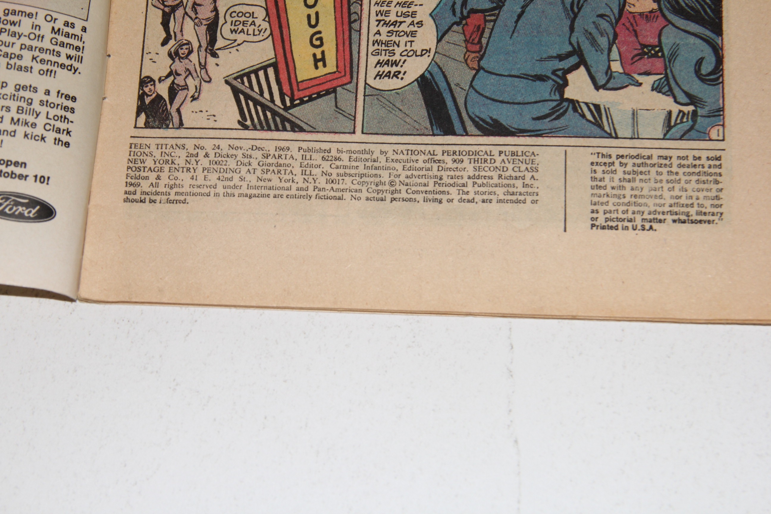 Collection of Vintage DC "Teen Titans" Comic Books