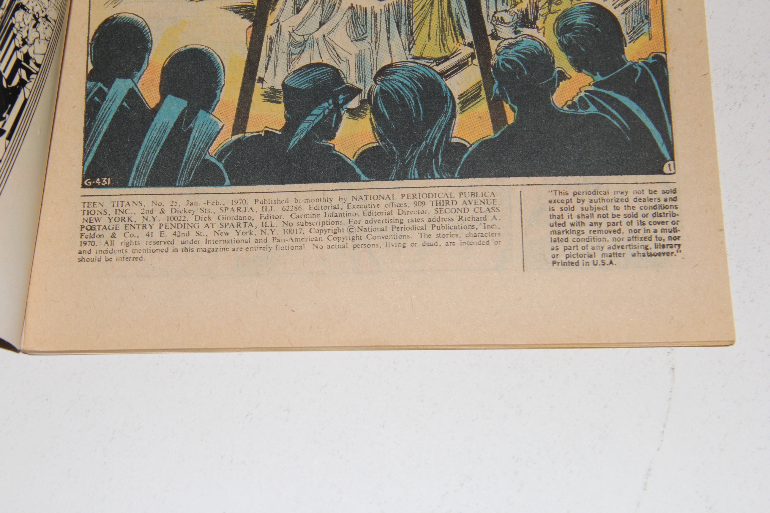 Collection of Vintage DC "Teen Titans" Comic Books