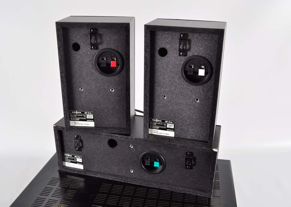 Insignia Home Theatre Receiver with Four Speakers