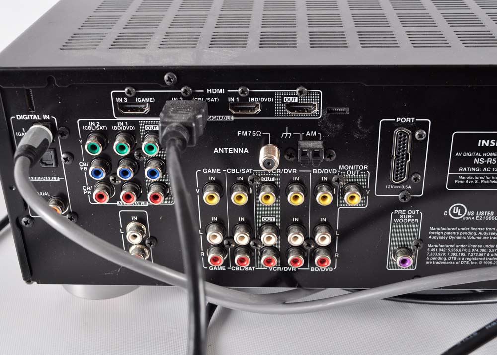 Insignia Home Theatre Receiver with Four Speakers