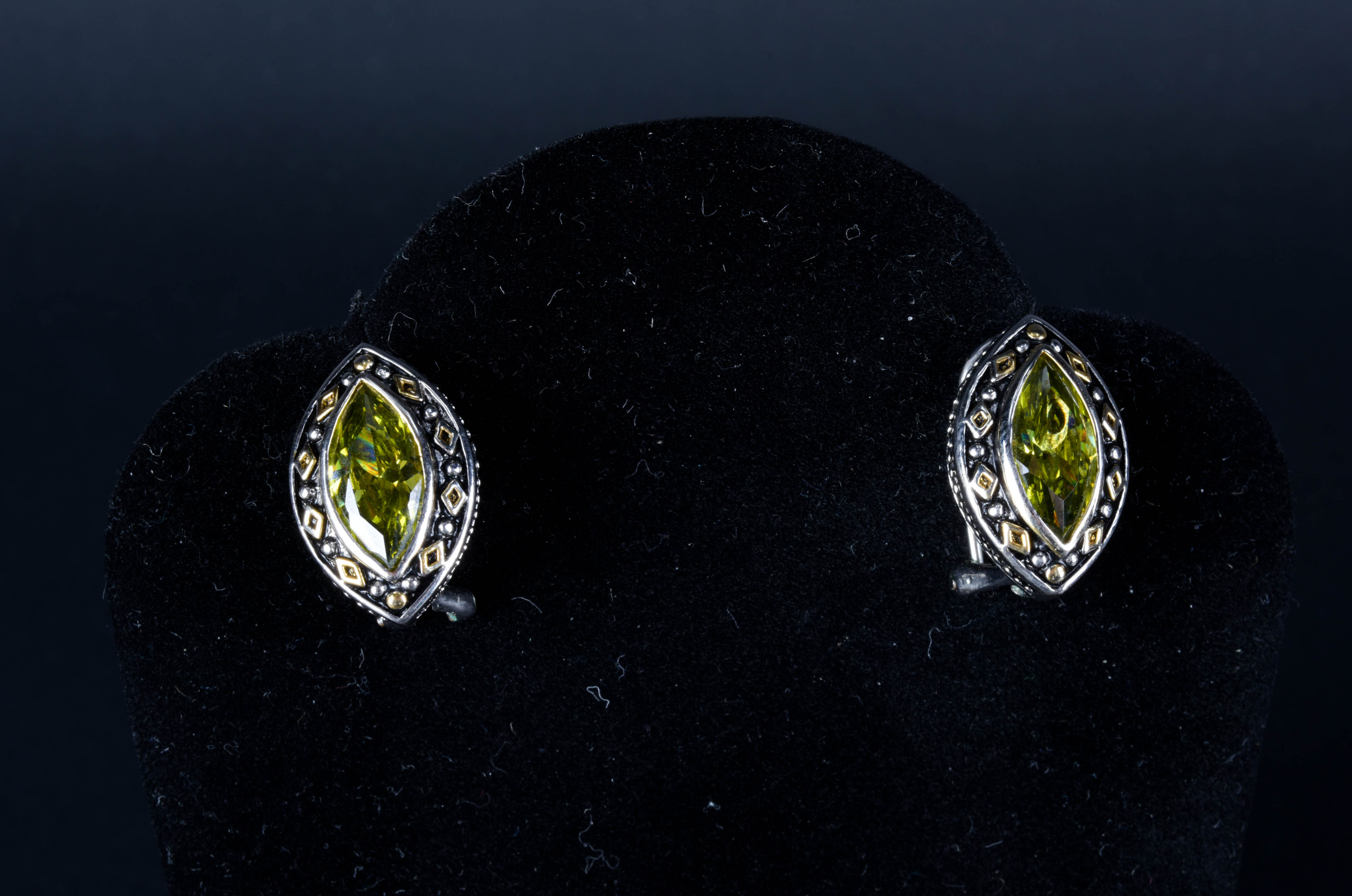 Sara Botello Sterling Necklace with Pendant and Earrings