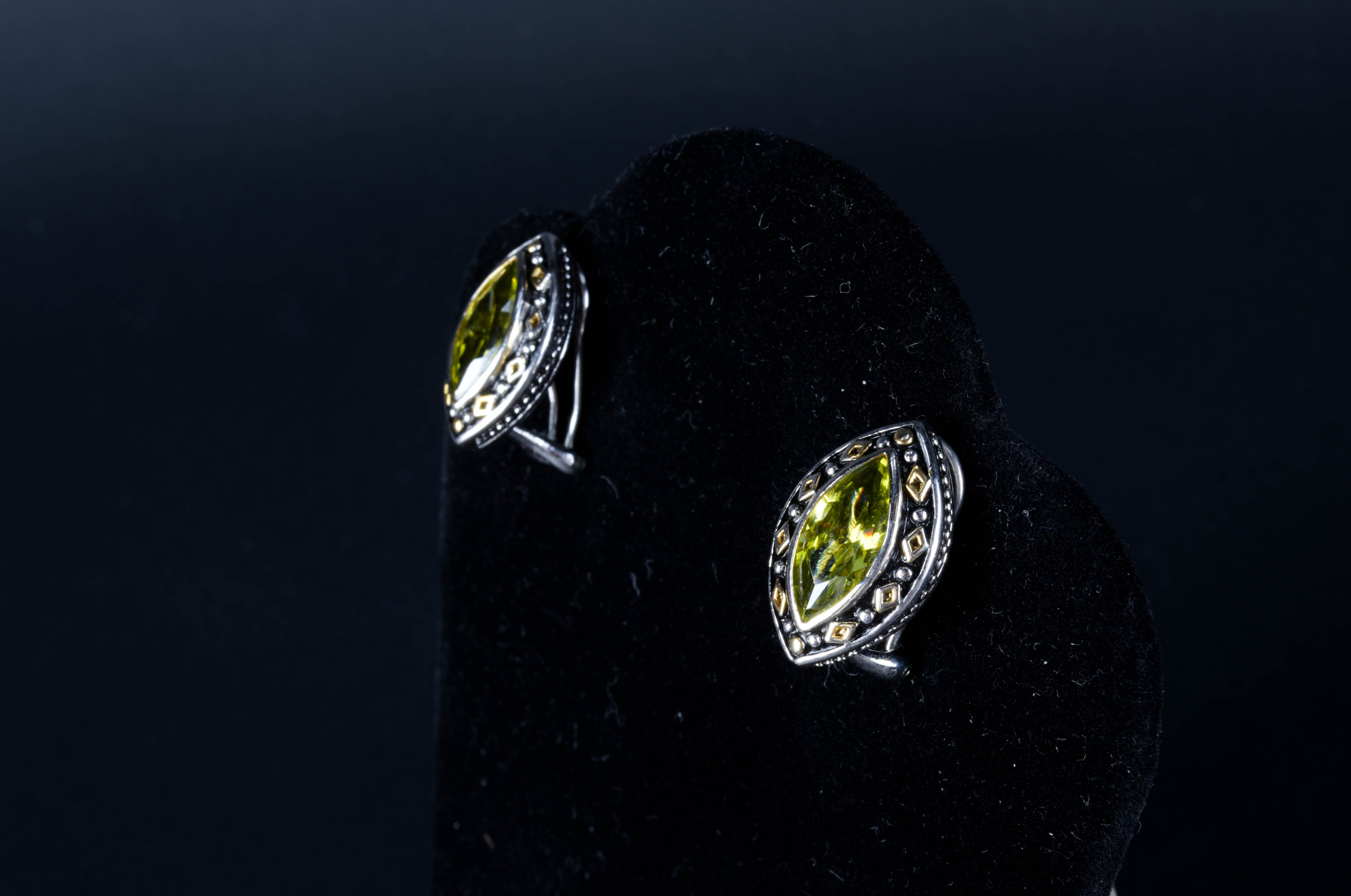 Sara Botello Sterling Necklace with Pendant and Earrings