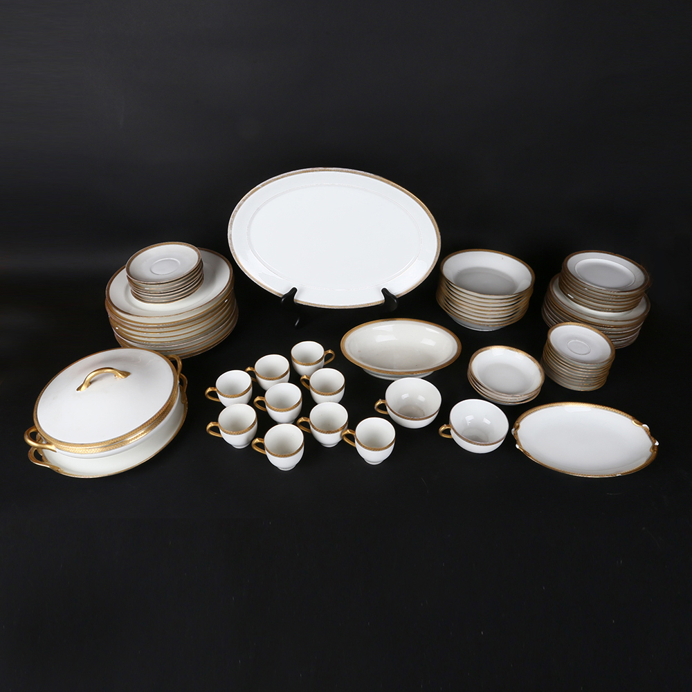 Collection of Vintage GDA France Gilt China