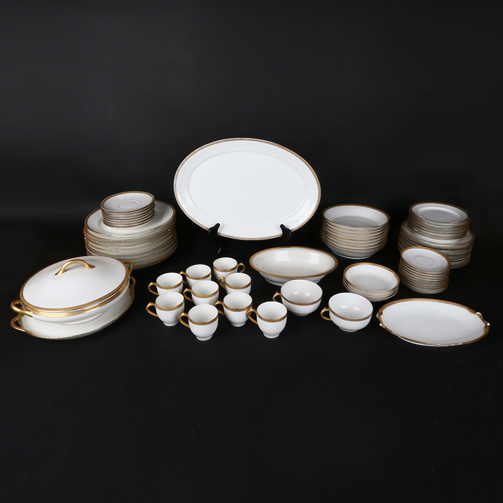 Collection of Vintage GDA France Gilt China