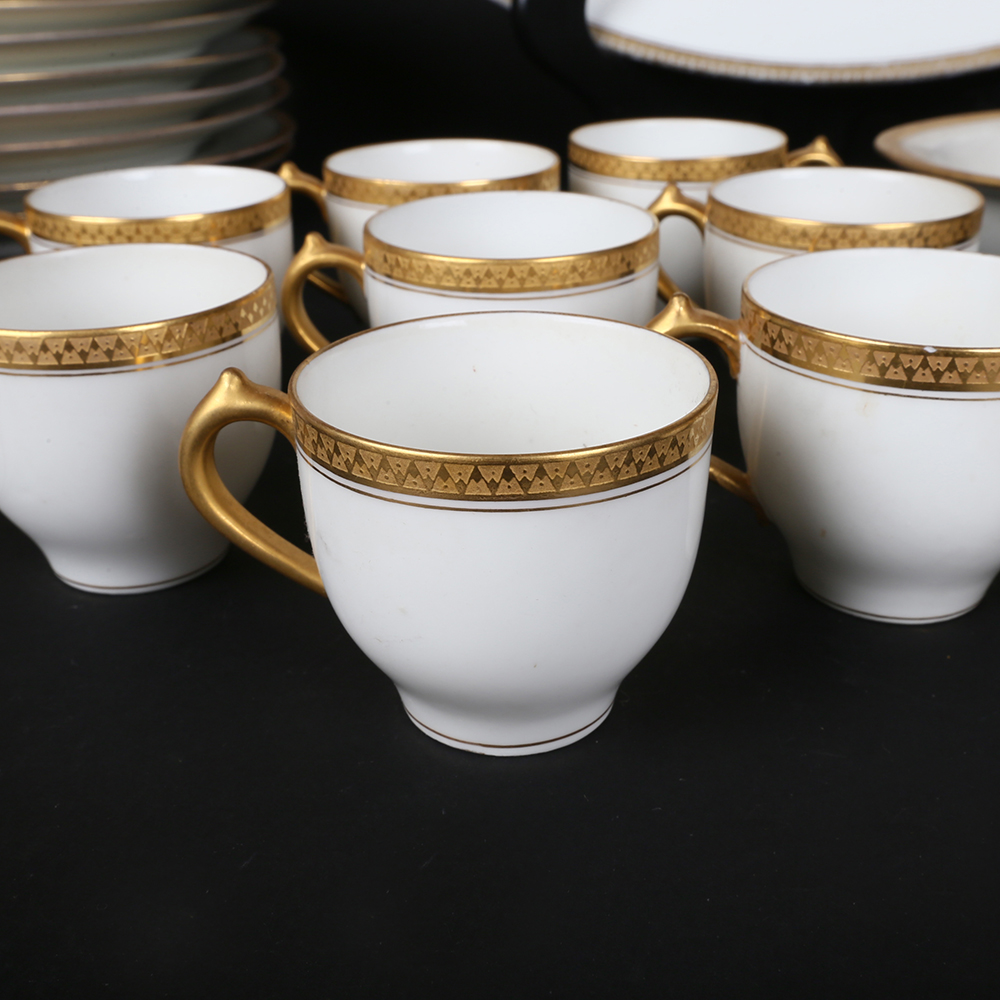 Collection of Vintage GDA France Gilt China