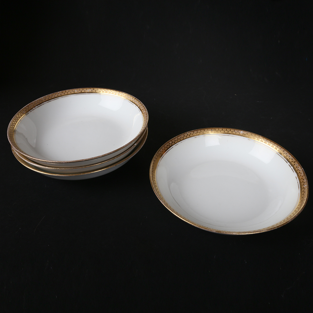 Collection of Vintage GDA France Gilt China