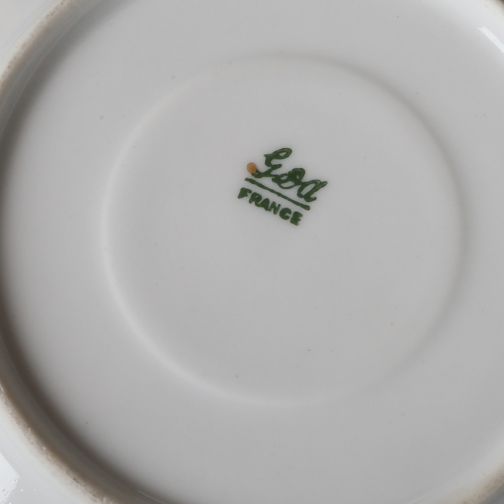 Collection of Vintage GDA France Gilt China