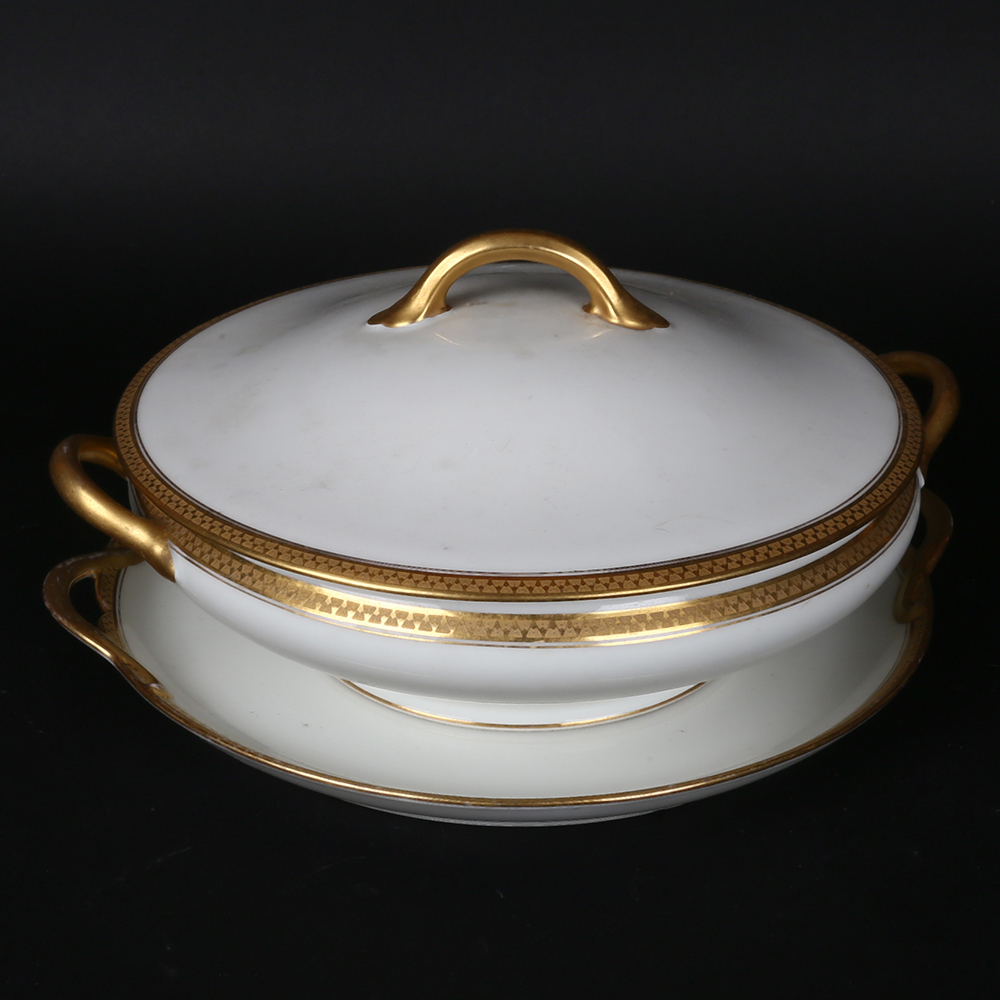 Collection of Vintage GDA France Gilt China