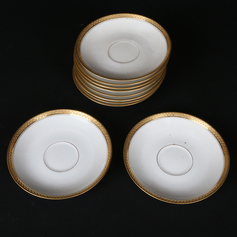 Collection of Vintage GDA France Gilt China