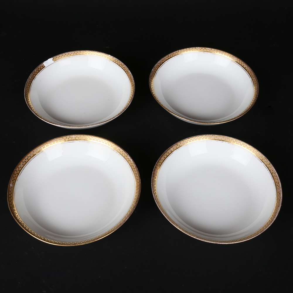 Collection of Vintage GDA France Gilt China