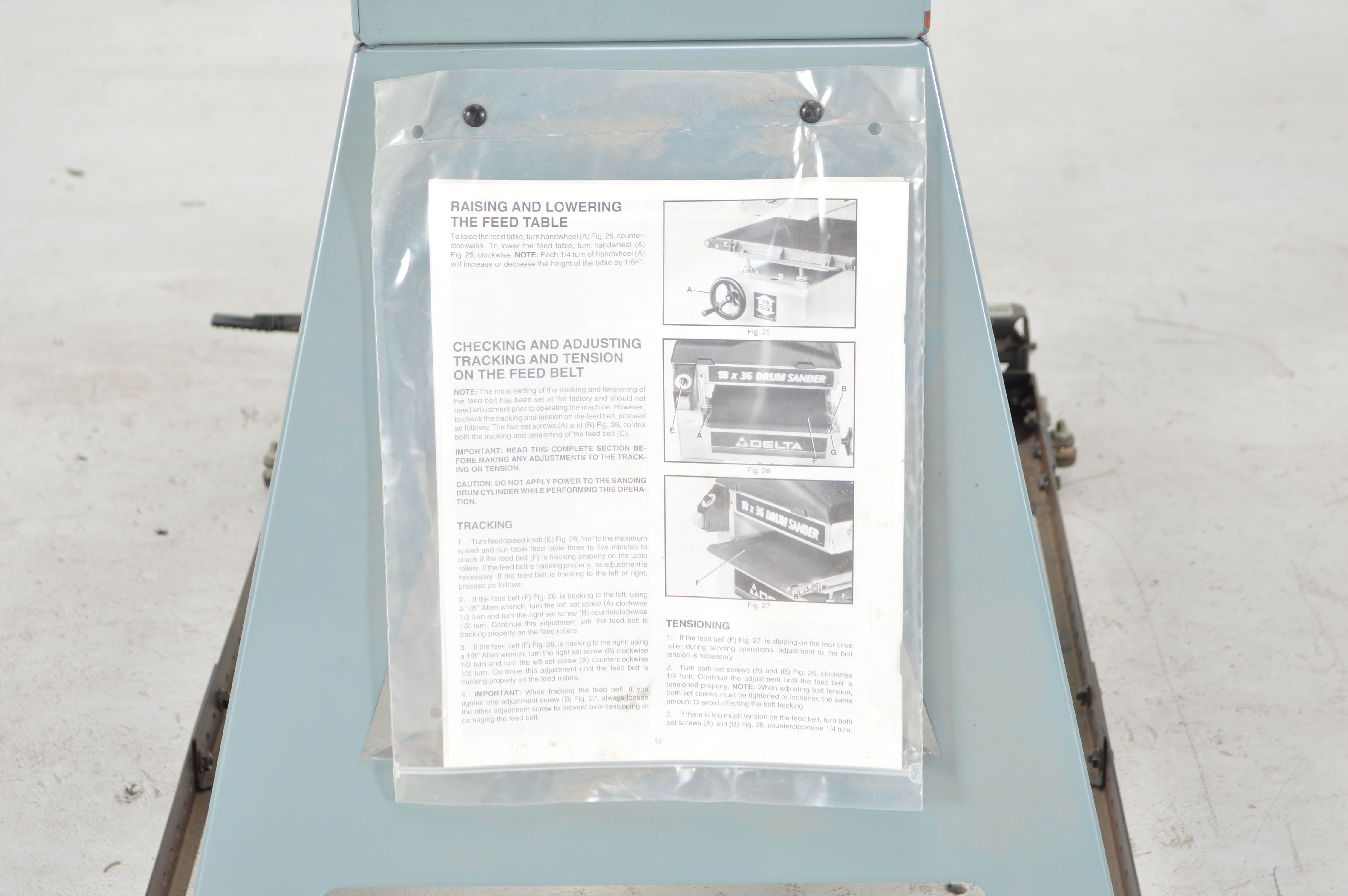 Delta 18 x 36 Drum Sander