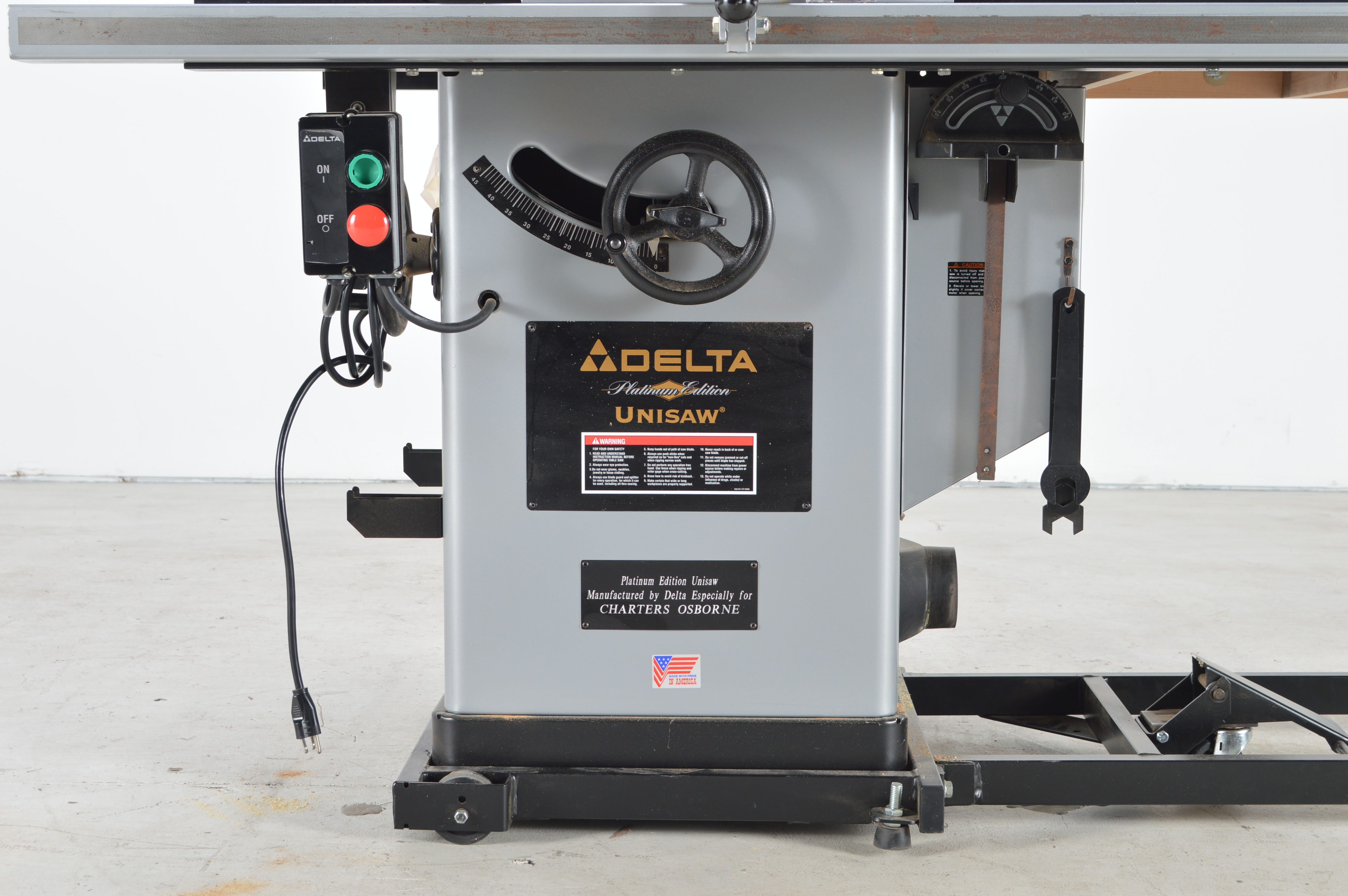 Delta Platinum Edition 36-945 Unisaw