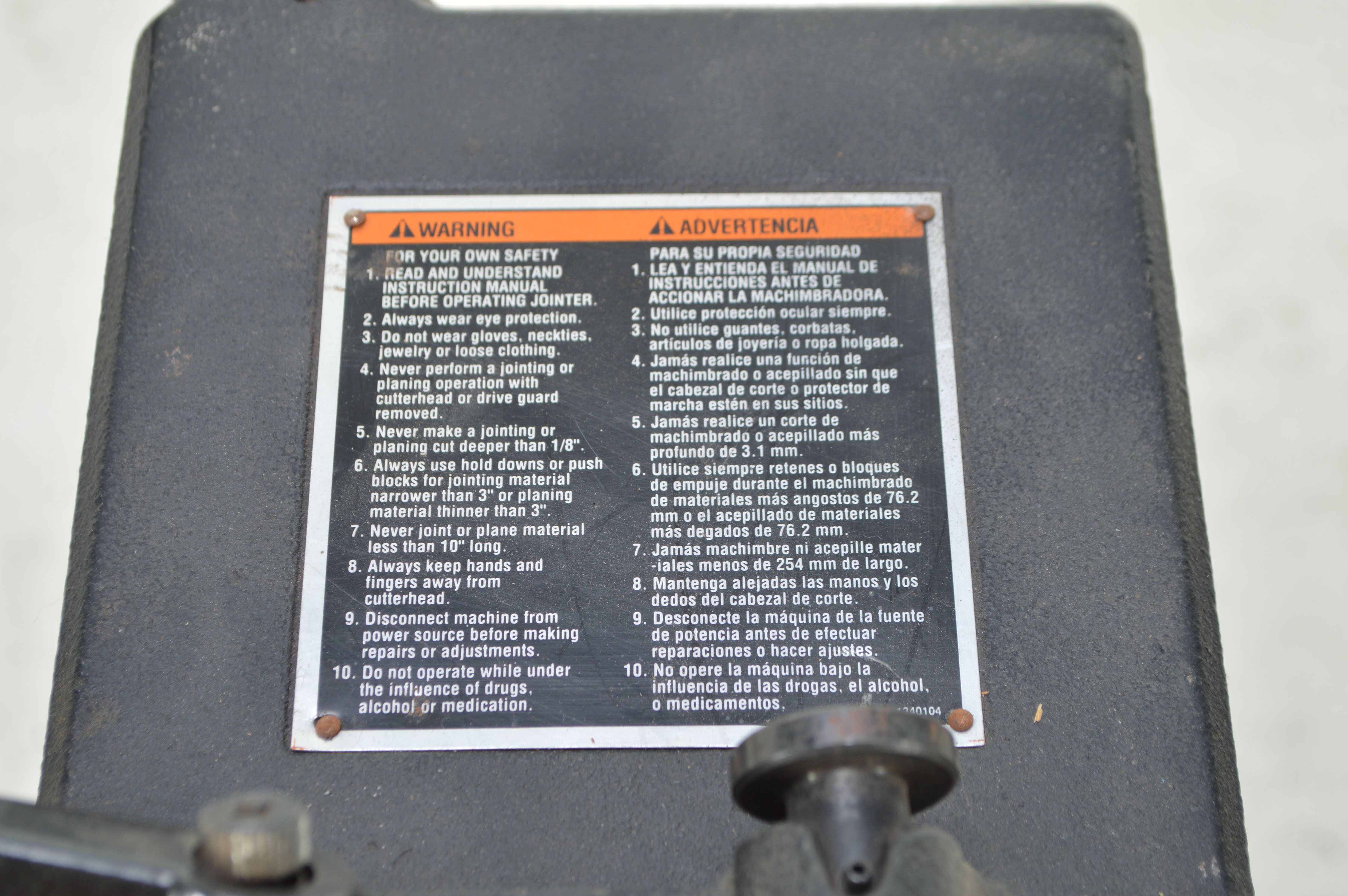 DJ-20 Delta 8" Jointer