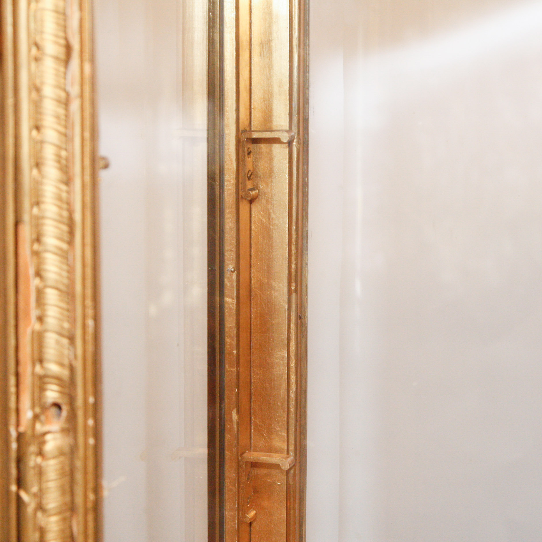 Louis XV Rococo Revival Style Lighted Gilt Vitrine