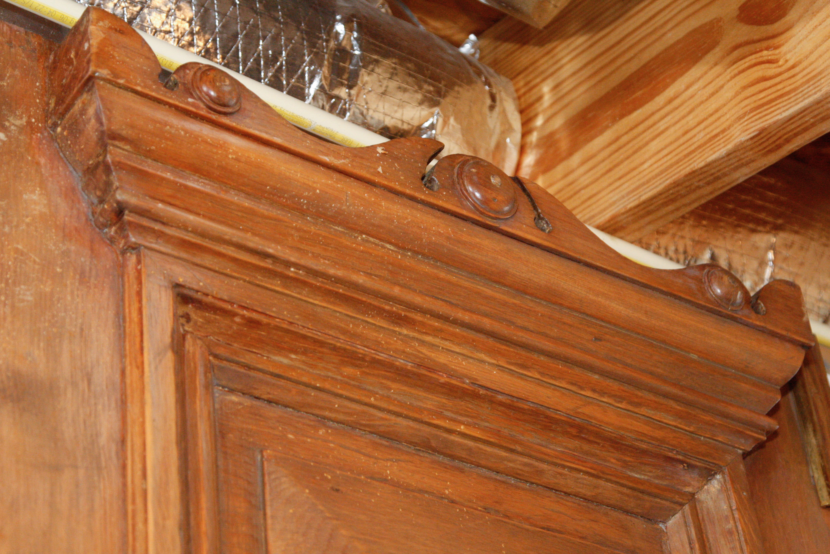 Pair of Architectural Beveled Glass Front Doors