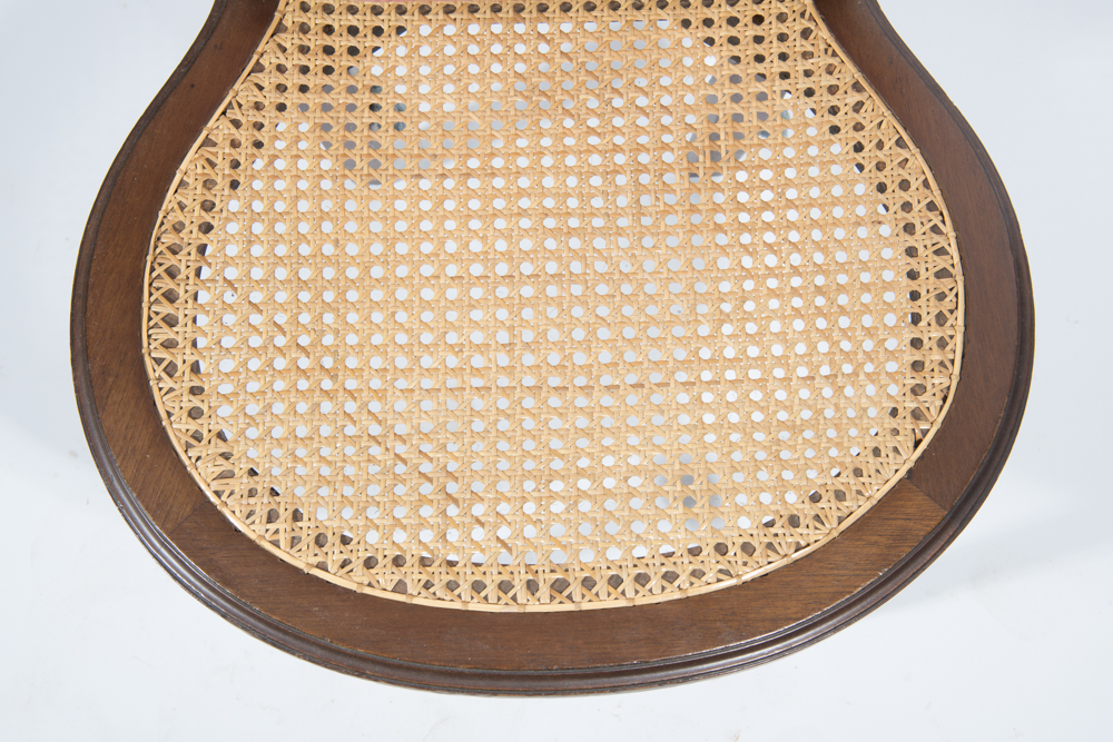 Set of Italian Neoclassical Style Caned Chairs