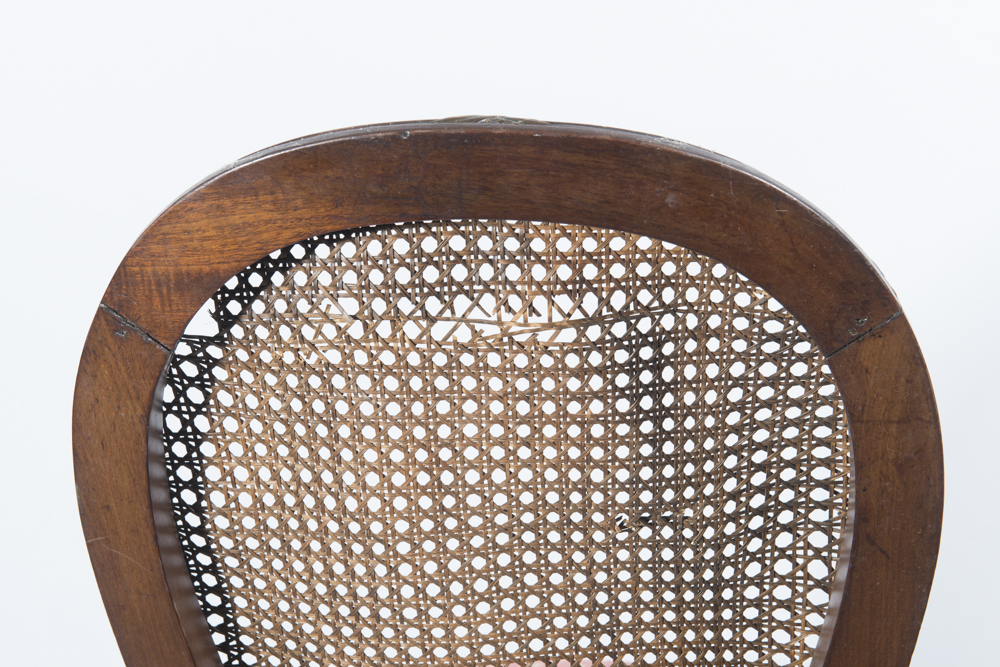 Set of Italian Neoclassical Style Caned Chairs