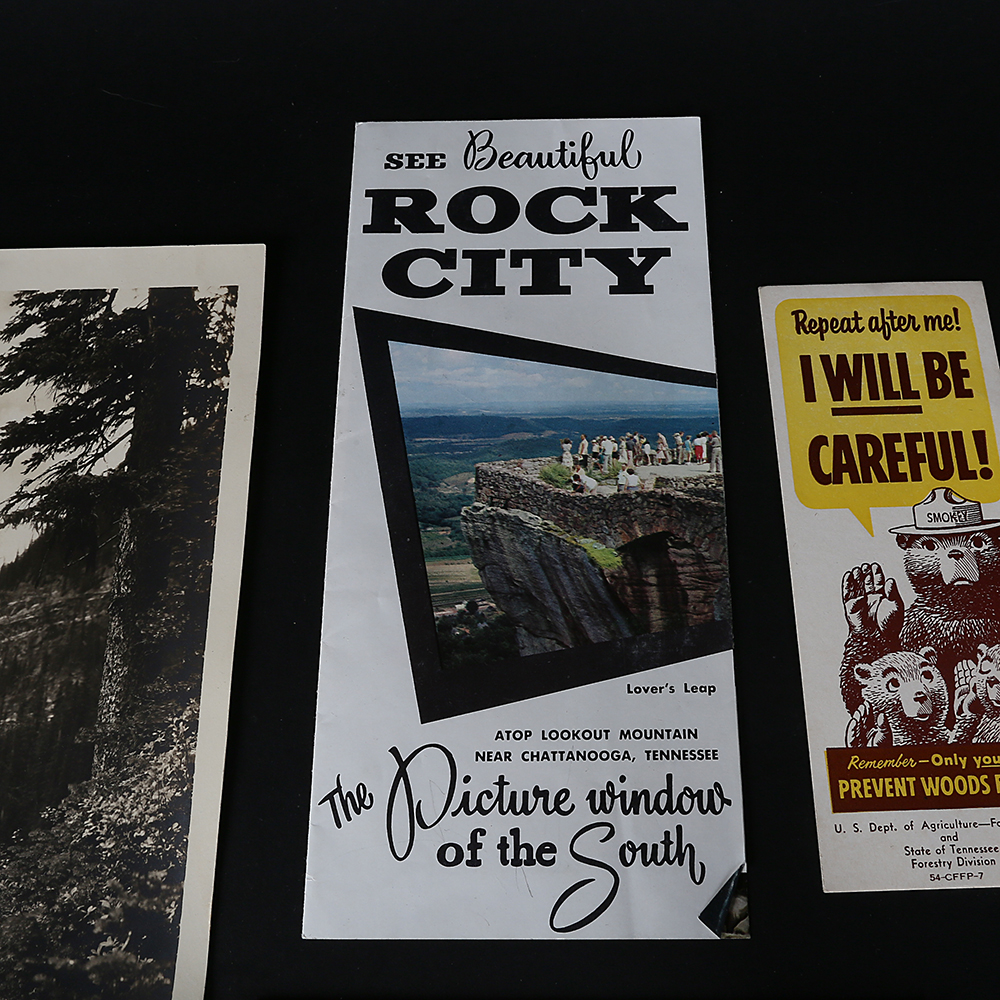 Collection of Vintage Chattanooga Tennessee Brochures, Maps, and Photos