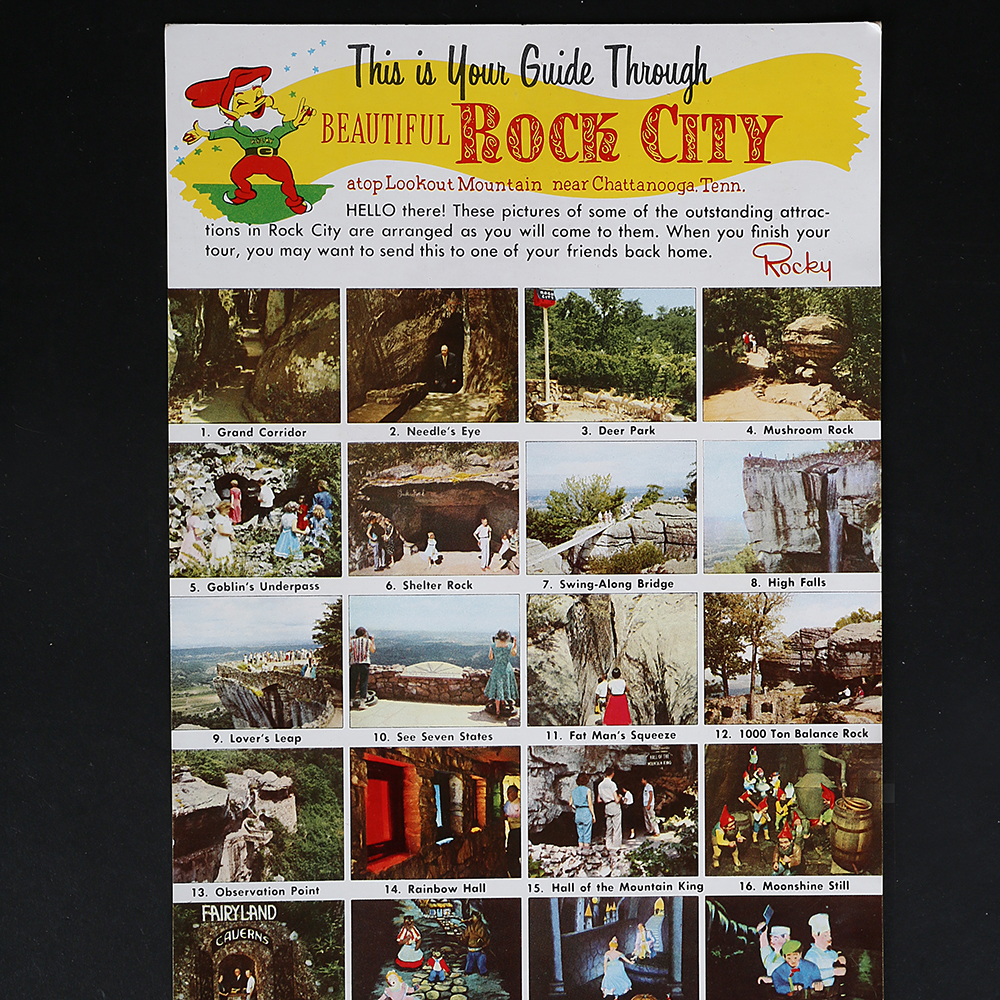 Collection of Vintage Chattanooga Tennessee Brochures, Maps, and Photos