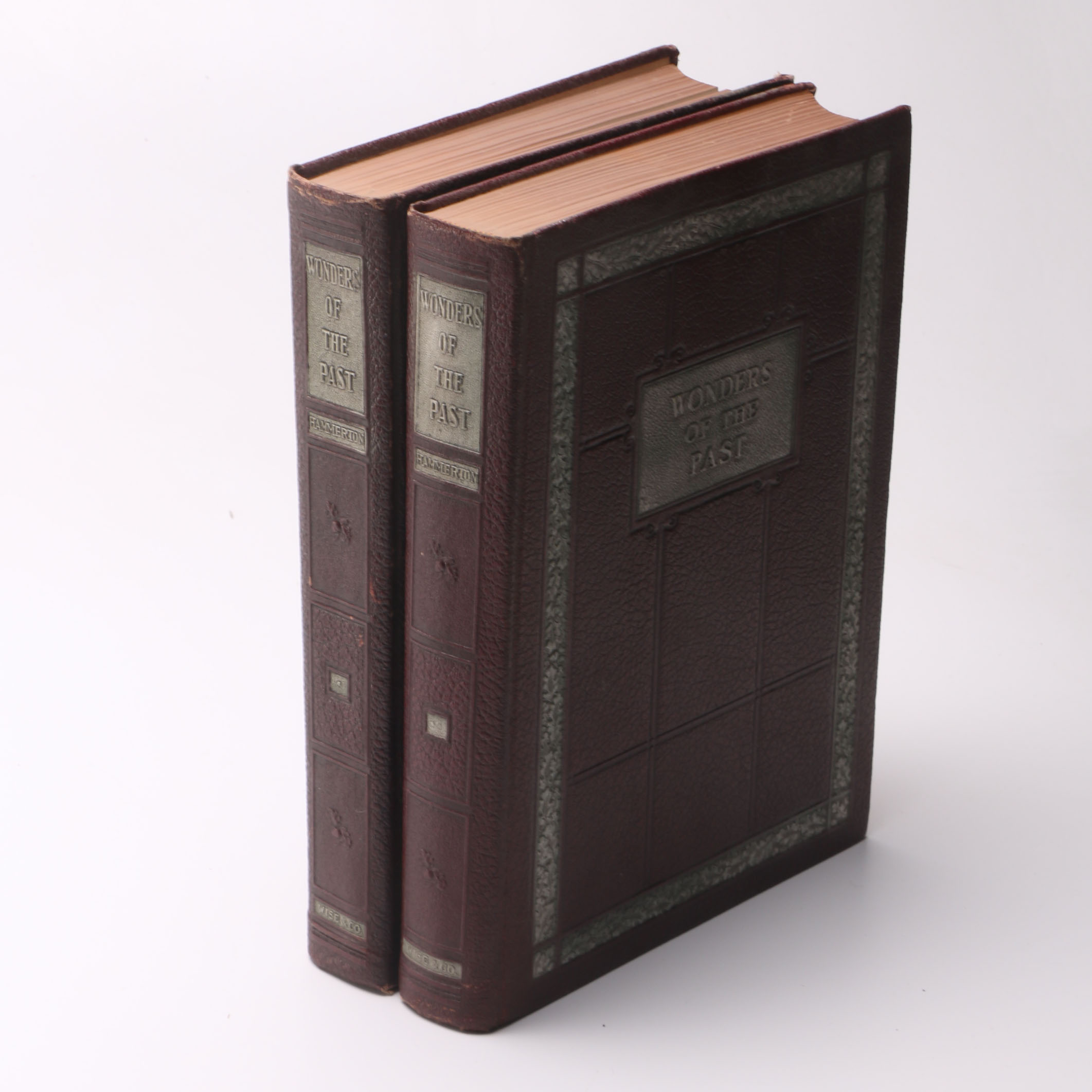 Pair of Vintage "Wonders of the Past" Volumes