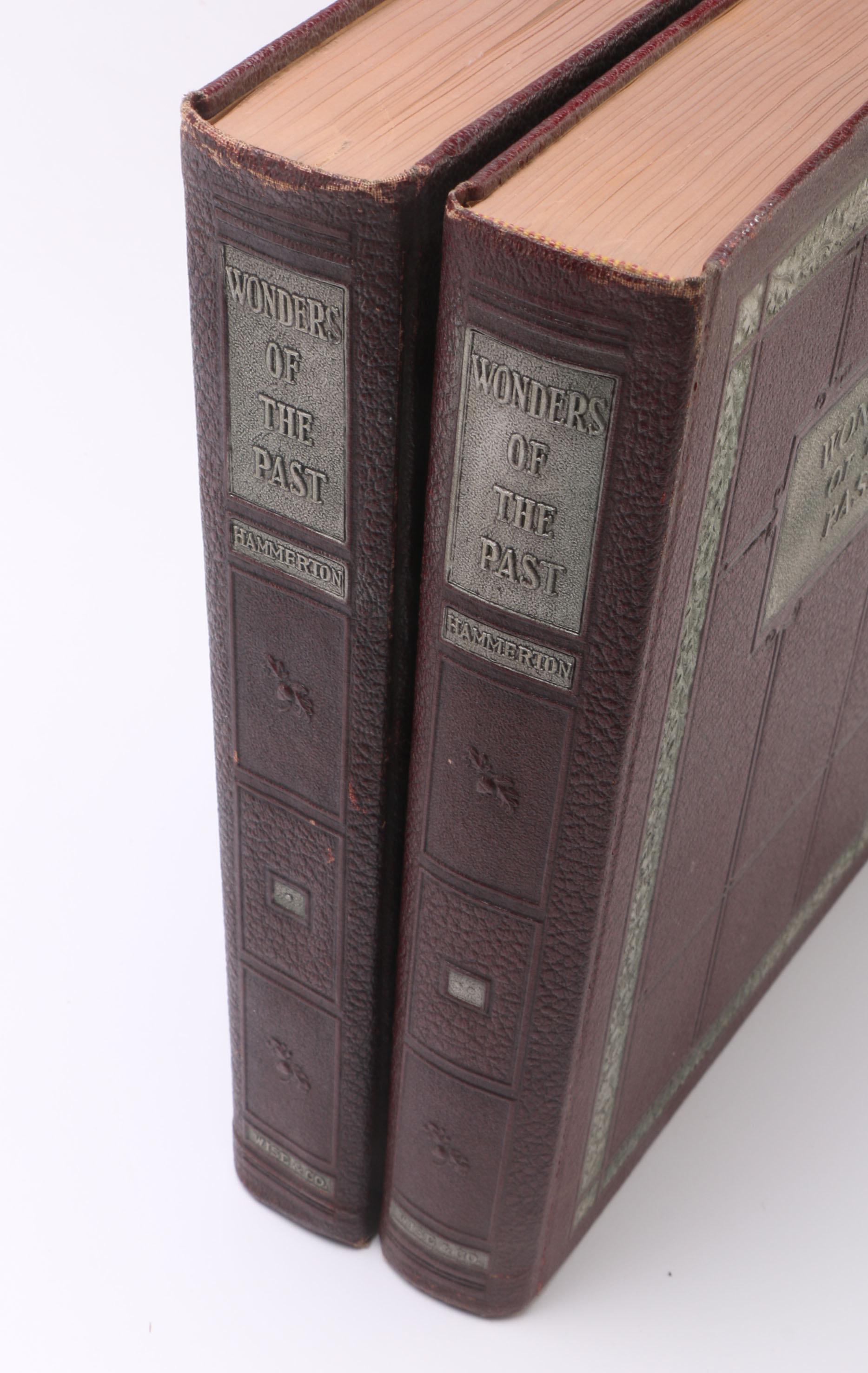 Pair of Vintage "Wonders of the Past" Volumes