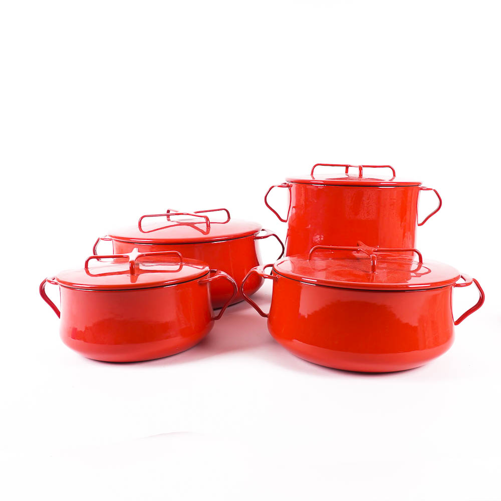 Dansk Kobenstyle Red Enameled Cookware