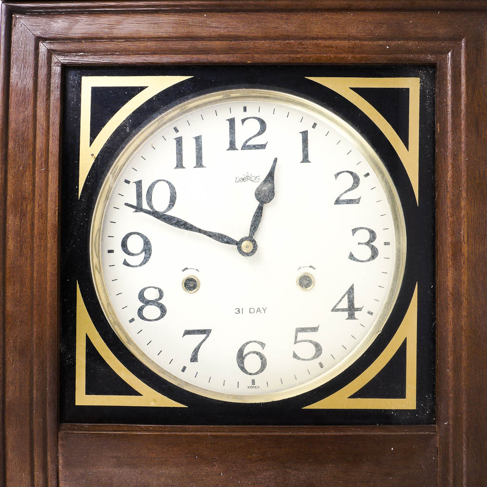 Daekor "Regulator" 31-Day Clock