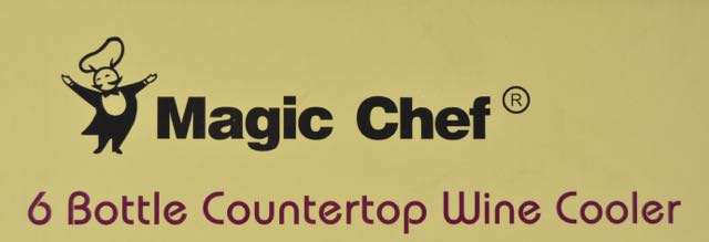 Magic Chef 6 Bottle Countertop Wine Cooler Model MCWC6B