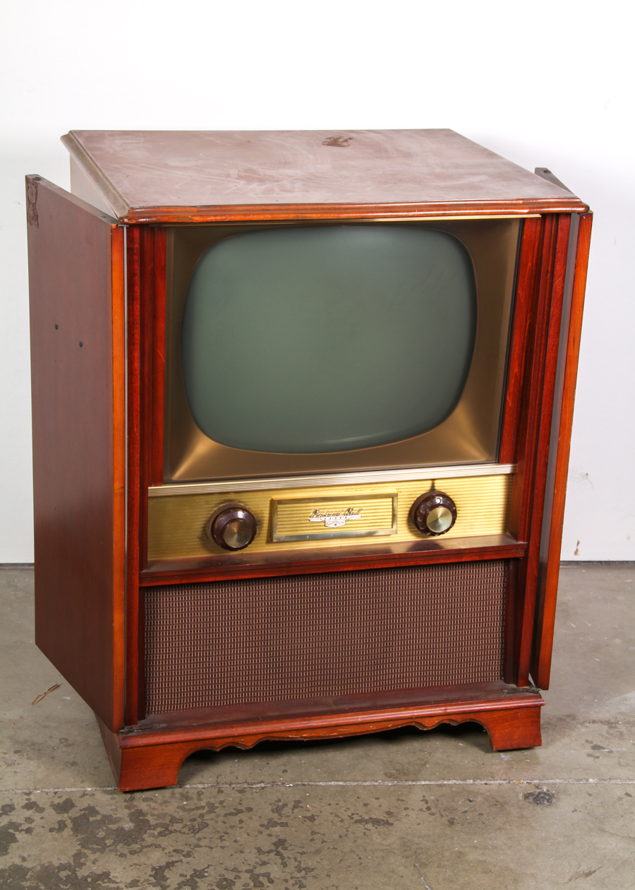 Vintage 1952 Packard Bell CRT Television With Cabinet