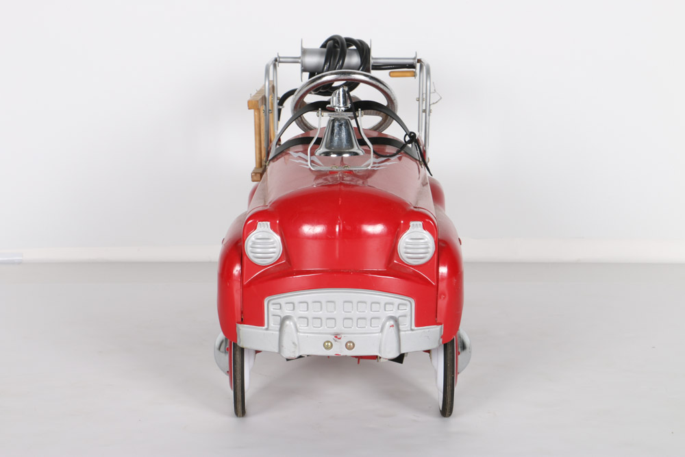 Burns Novelty Fire Truck Pedal Car