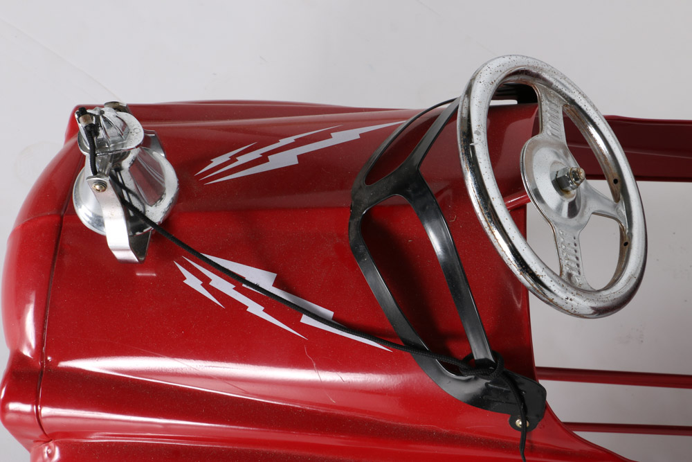 Burns Novelty Fire Truck Pedal Car