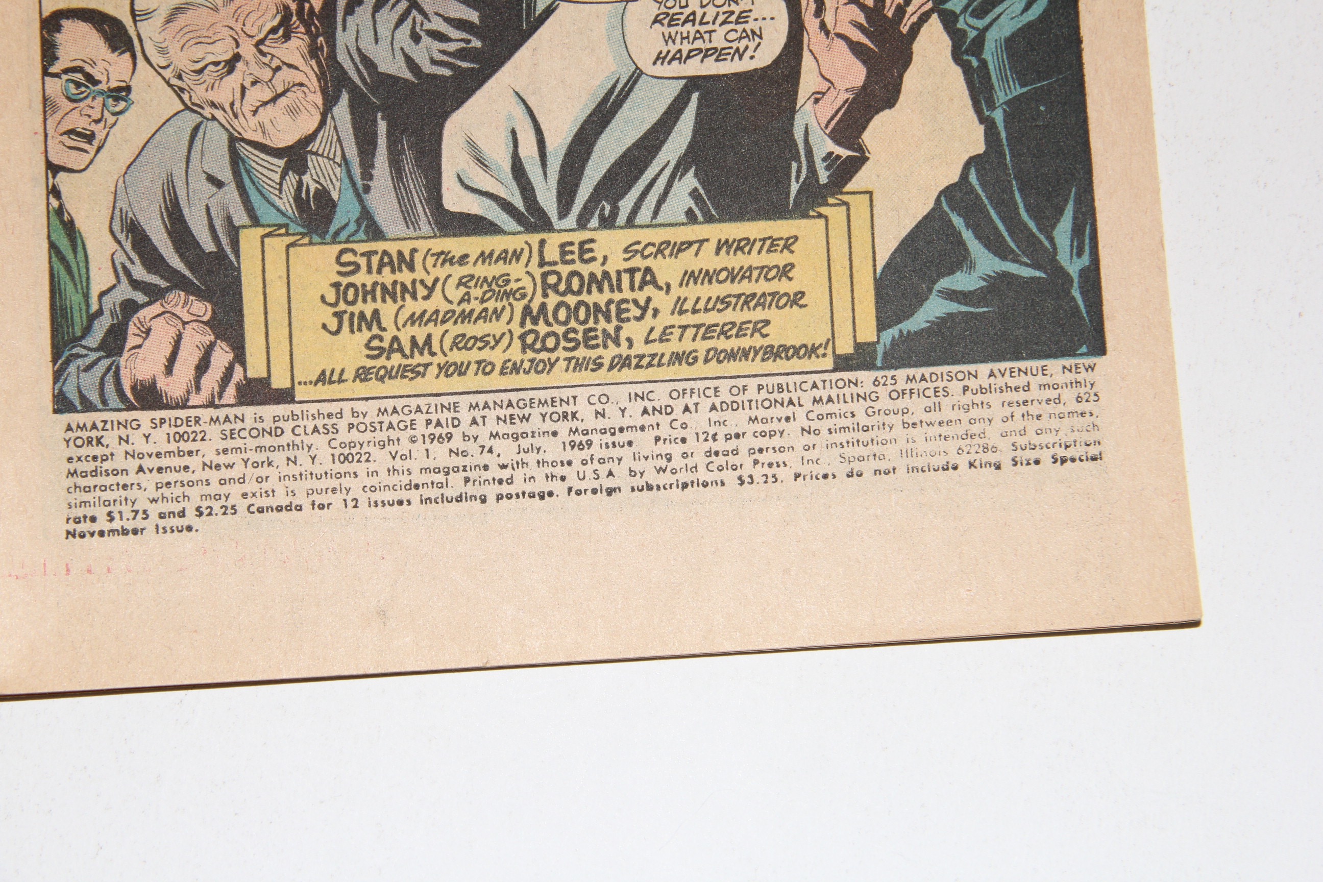 Marvel's Amazing Spider-Man Comic Books Issues 71-75 Featuring First Appearance of Silvermane and Man Mountain Marko