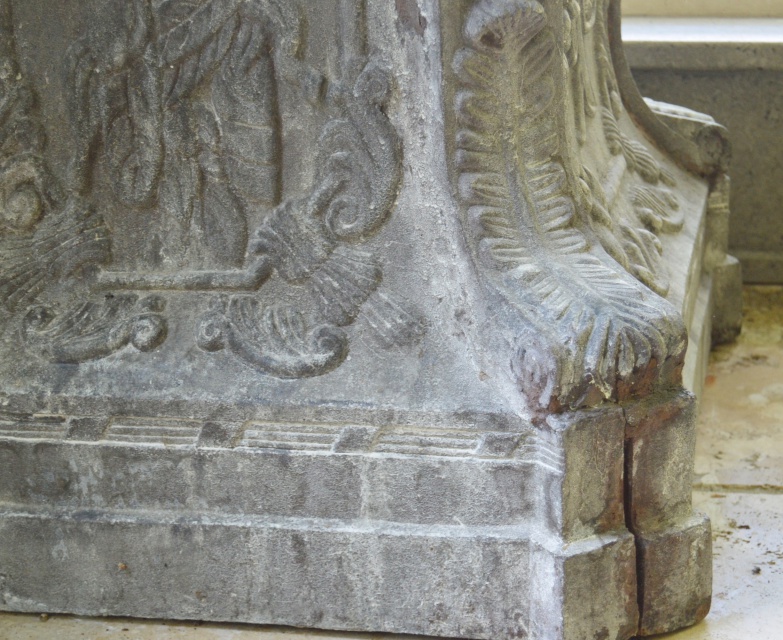 Cast Iron Figural Pedestal Garden Statue