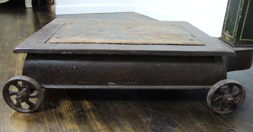 Antique Farm Grain Platform Weight Scale