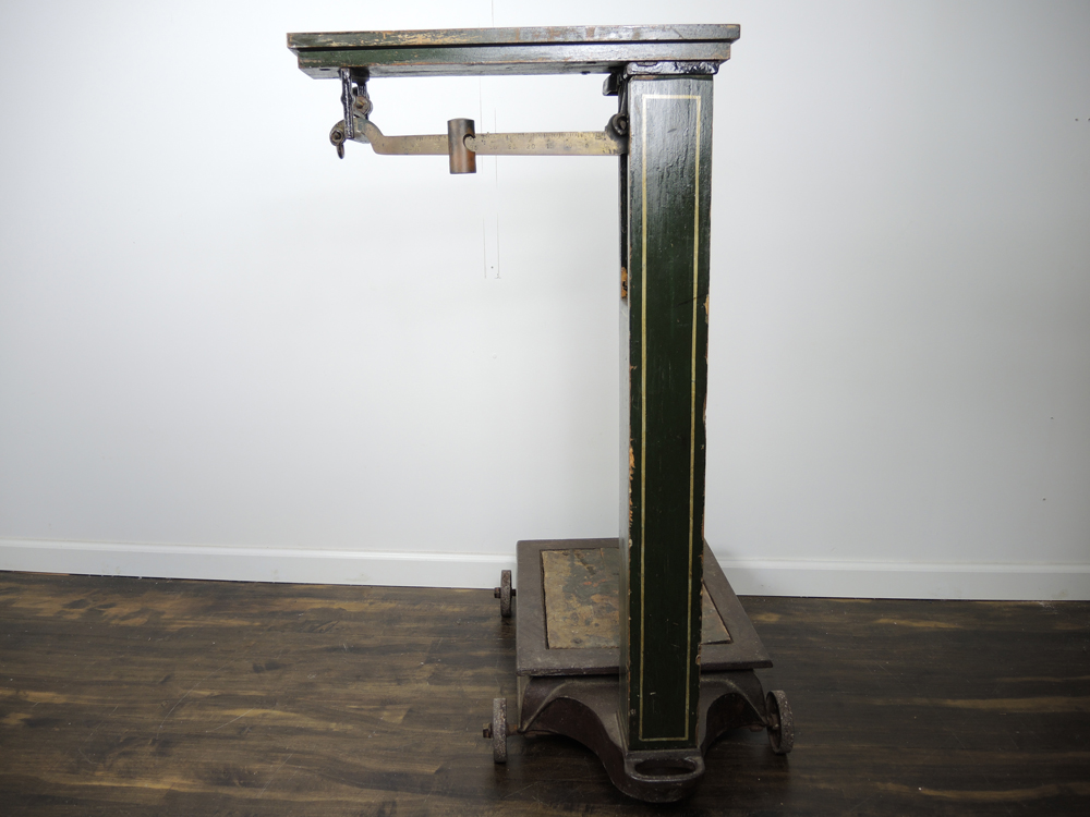 Antique Farm Grain Platform Weight Scale