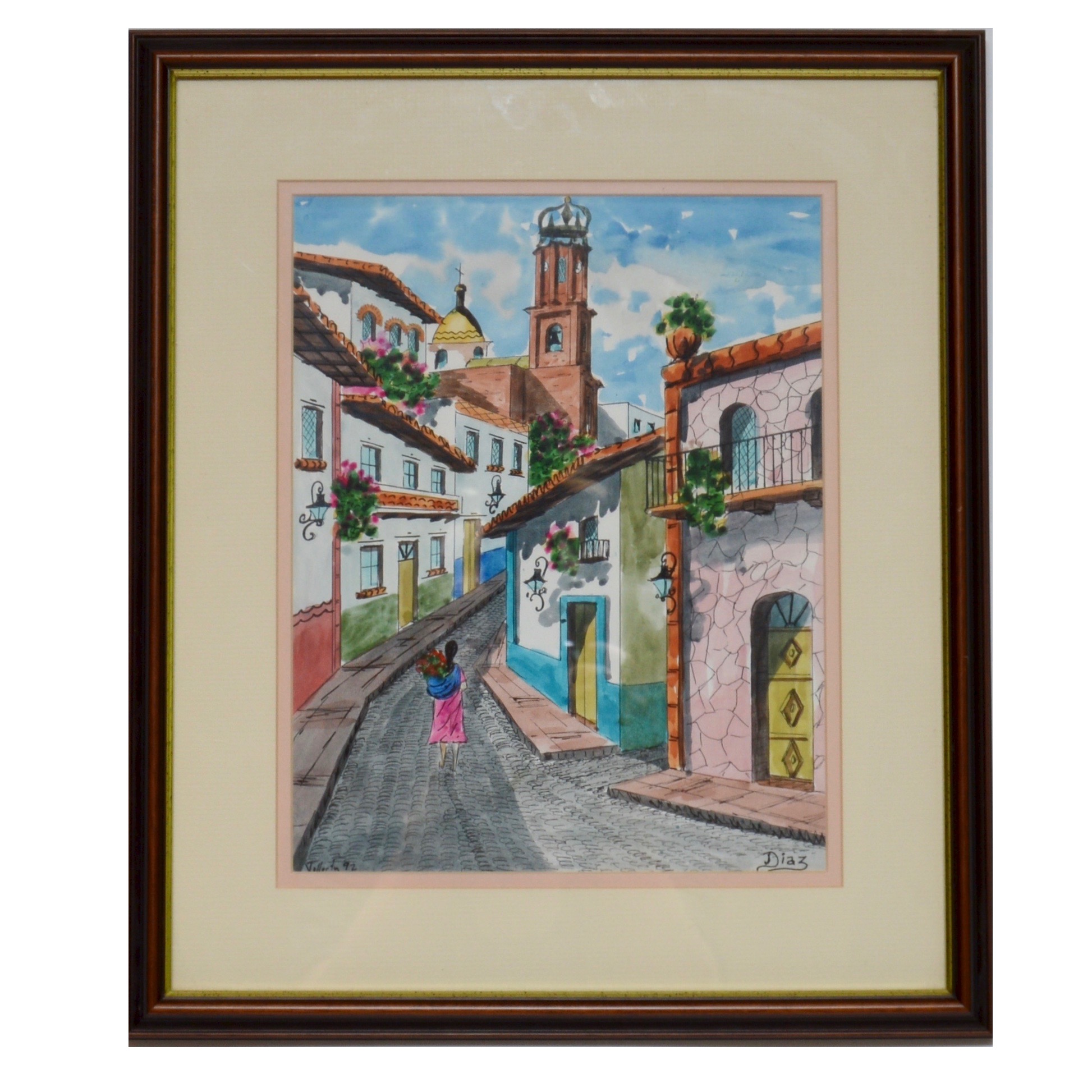 Diaz Original Watercolor