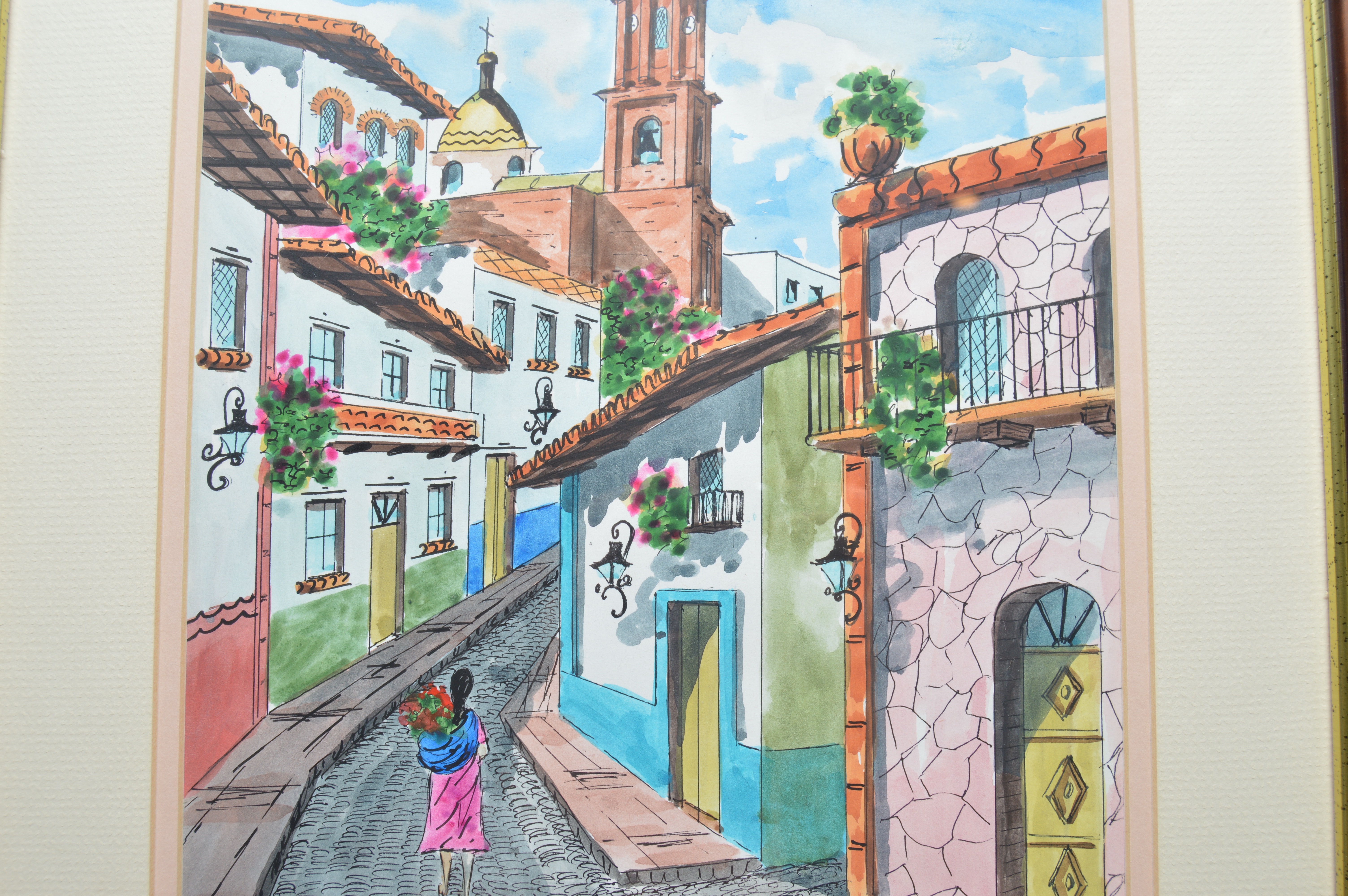 Diaz Original Watercolor