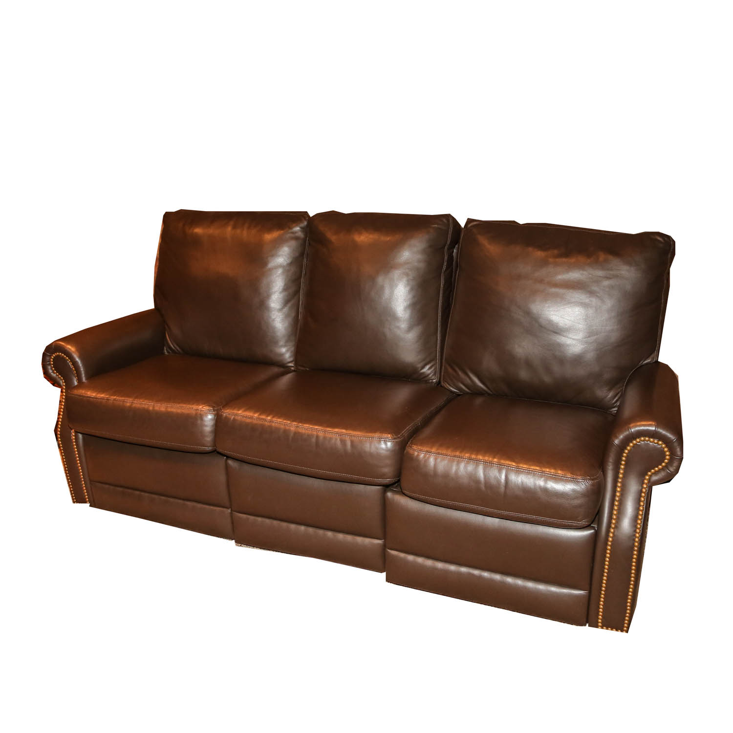 Leather Three-Piece Sectional Sofa by Distinction Leather Furniture