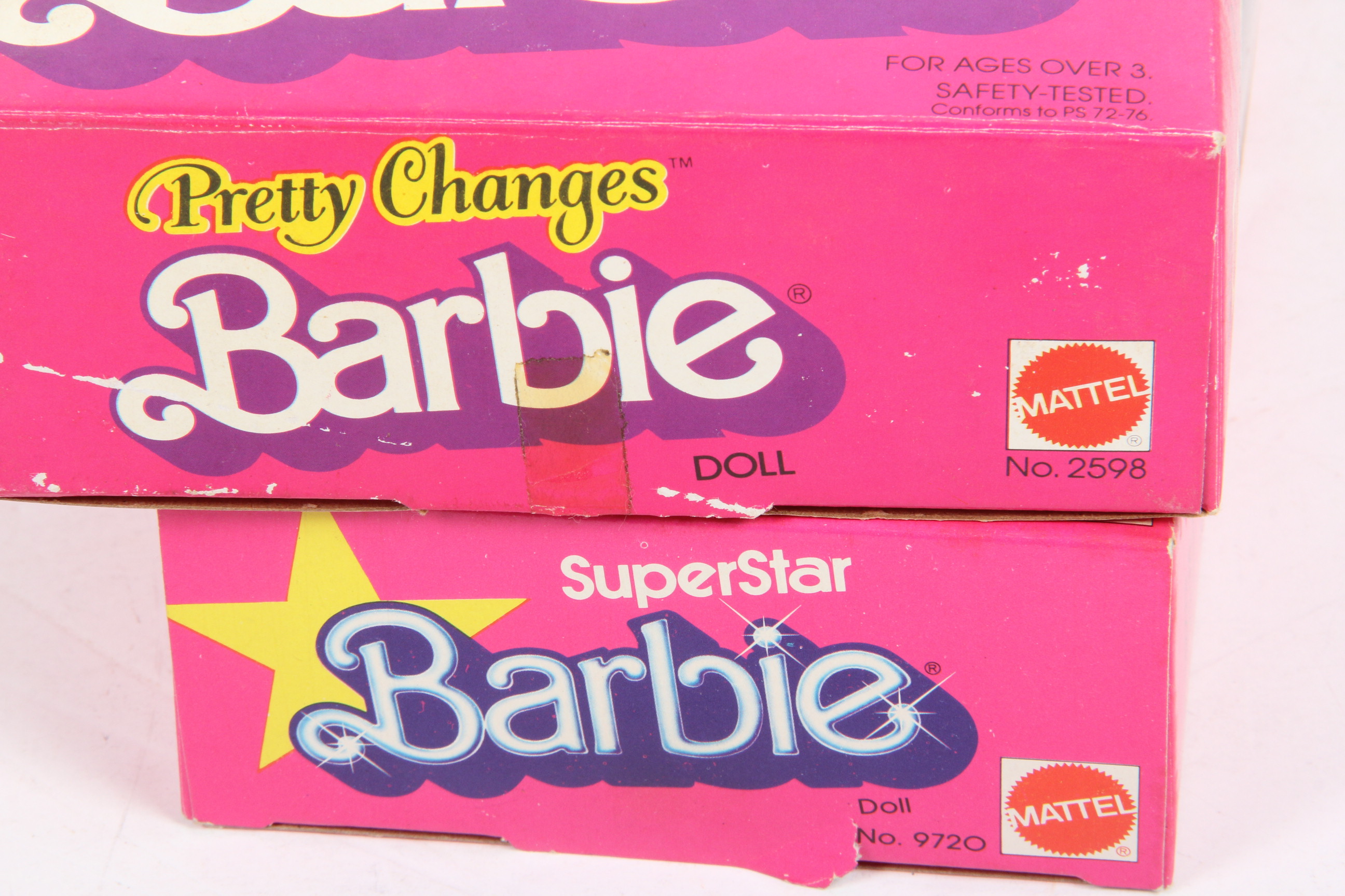 1976 "Superstar" and 1978 "Pretty Changes" Barbie Dolls