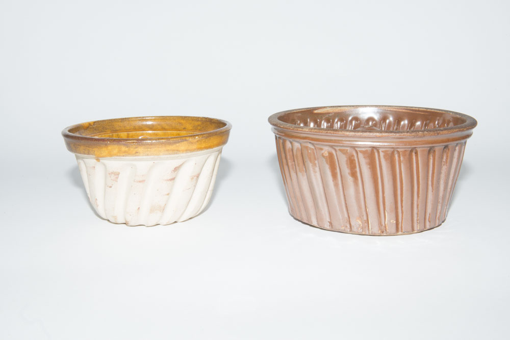 Early American Brown Pottery Mold