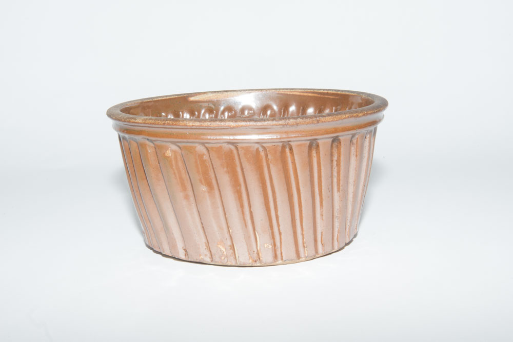Early American Brown Pottery Mold