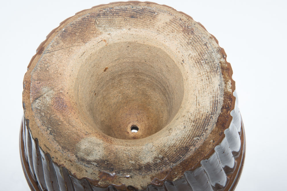 Early American Brown Pottery Mold